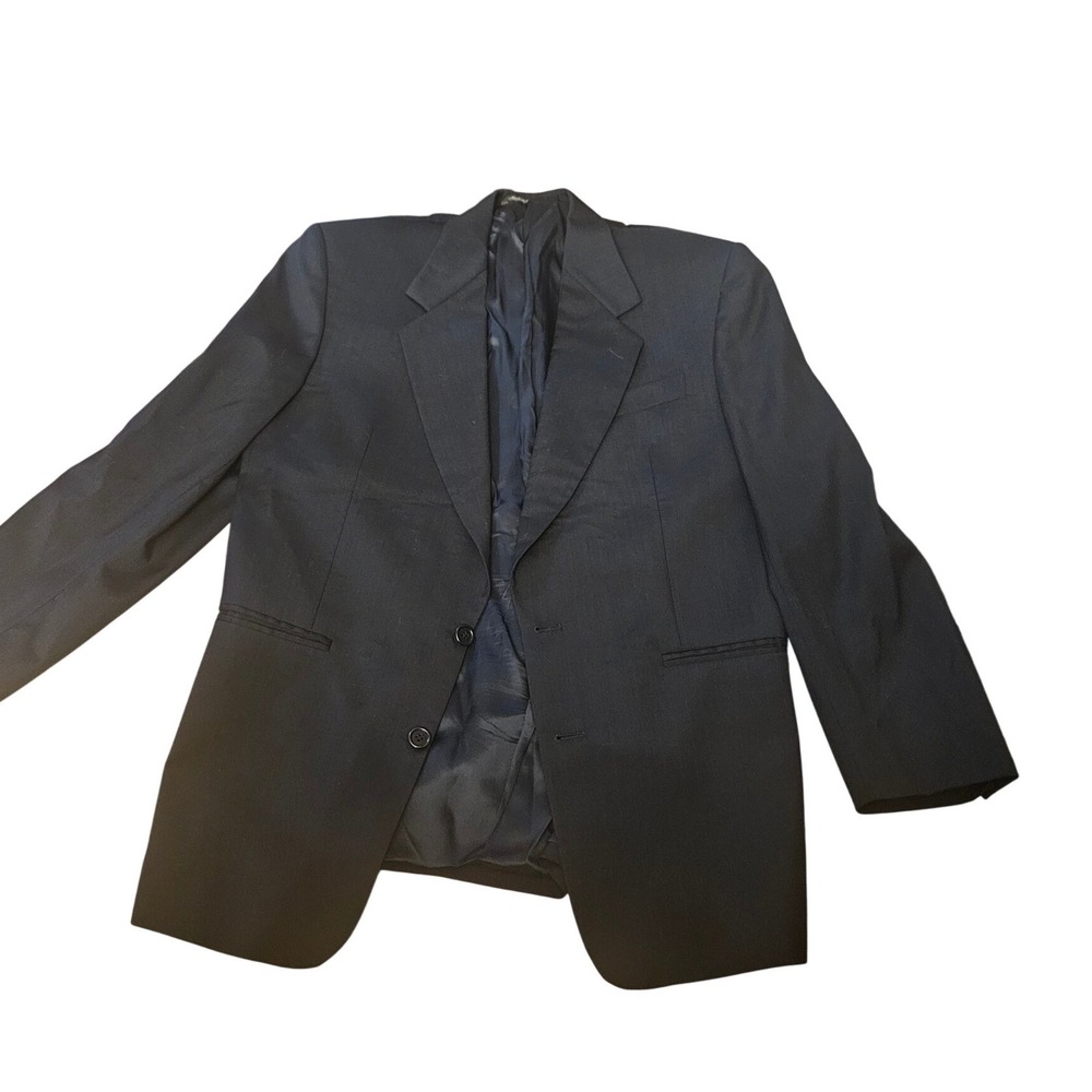 Vintage Made in Italy Black Convertible Blazer w/ Backpack Straps Avant Garde